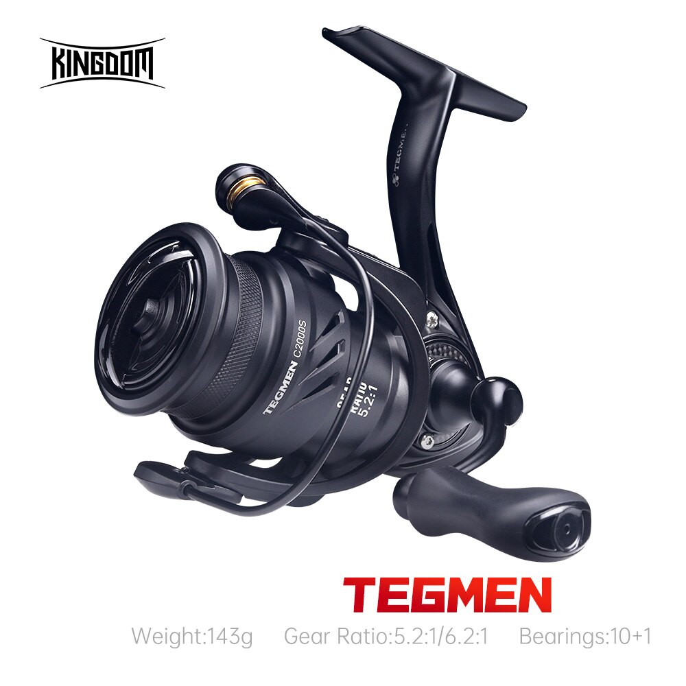 Kingdom Tegmen 5.2:1 6.2:1 143 - огляд і ціна Daiwa Reel Fuego