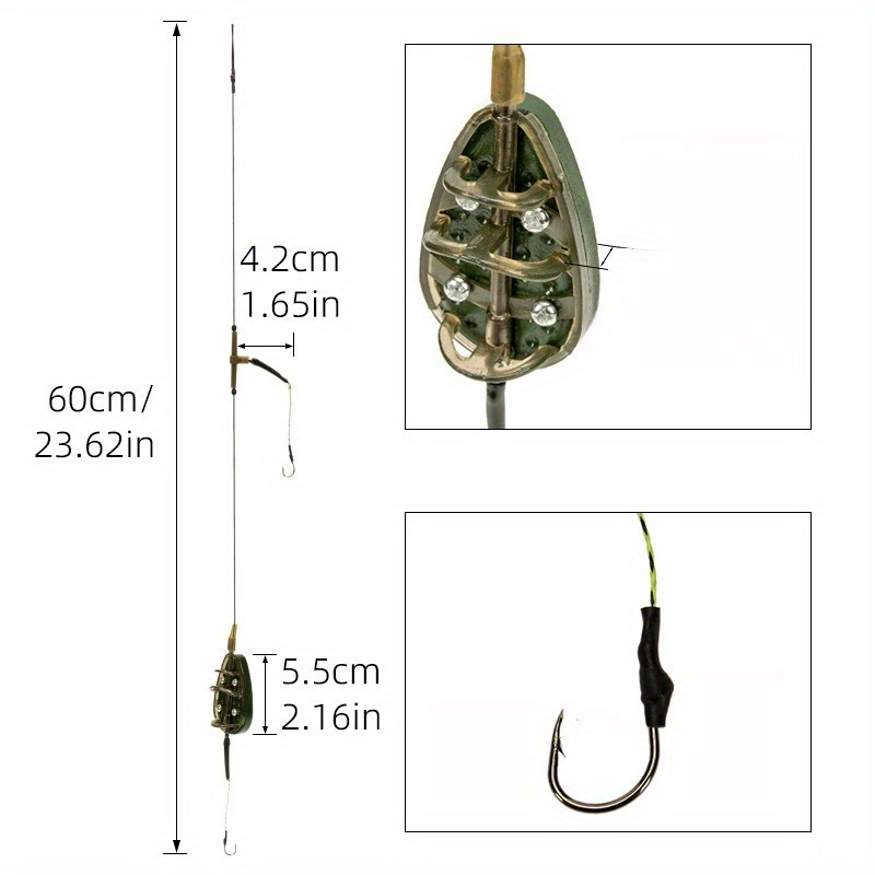 1pc Carp Fishing Feeder Kit Fe - огляд і ціна Fishing Lure Kit