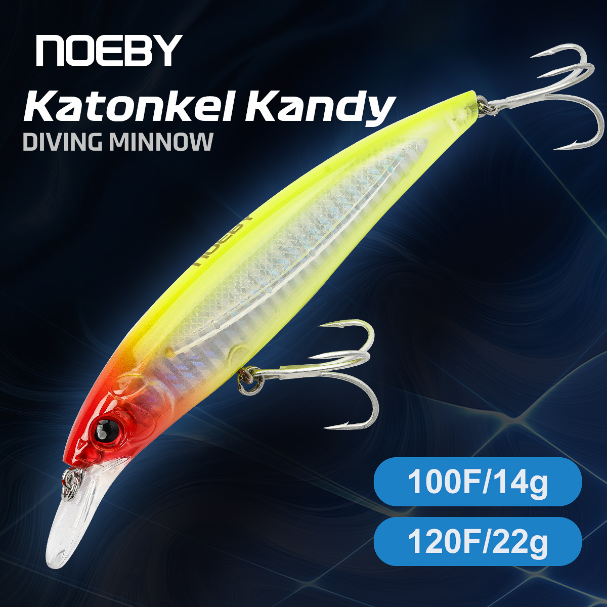 NOEBY Minnow Fishing Lure 100m - огляд і ціна Fishing Lure Topwater
