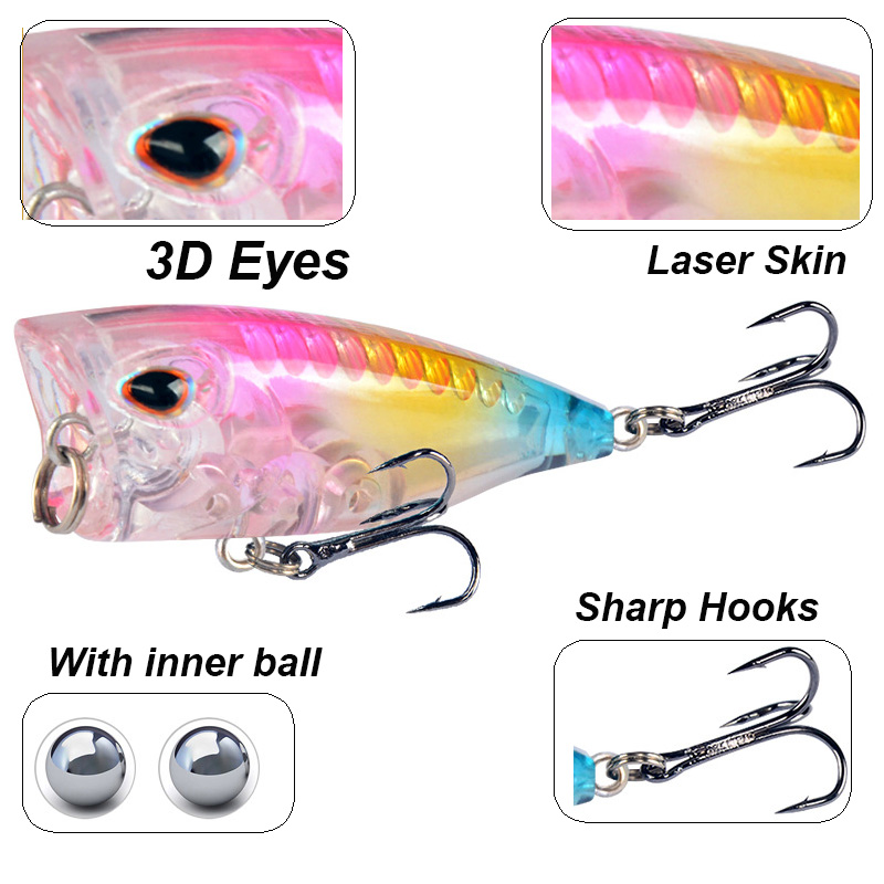 YUCONG 1PC Mini Popper Fishing - огляд і ціна Fishing Lure Crankbait