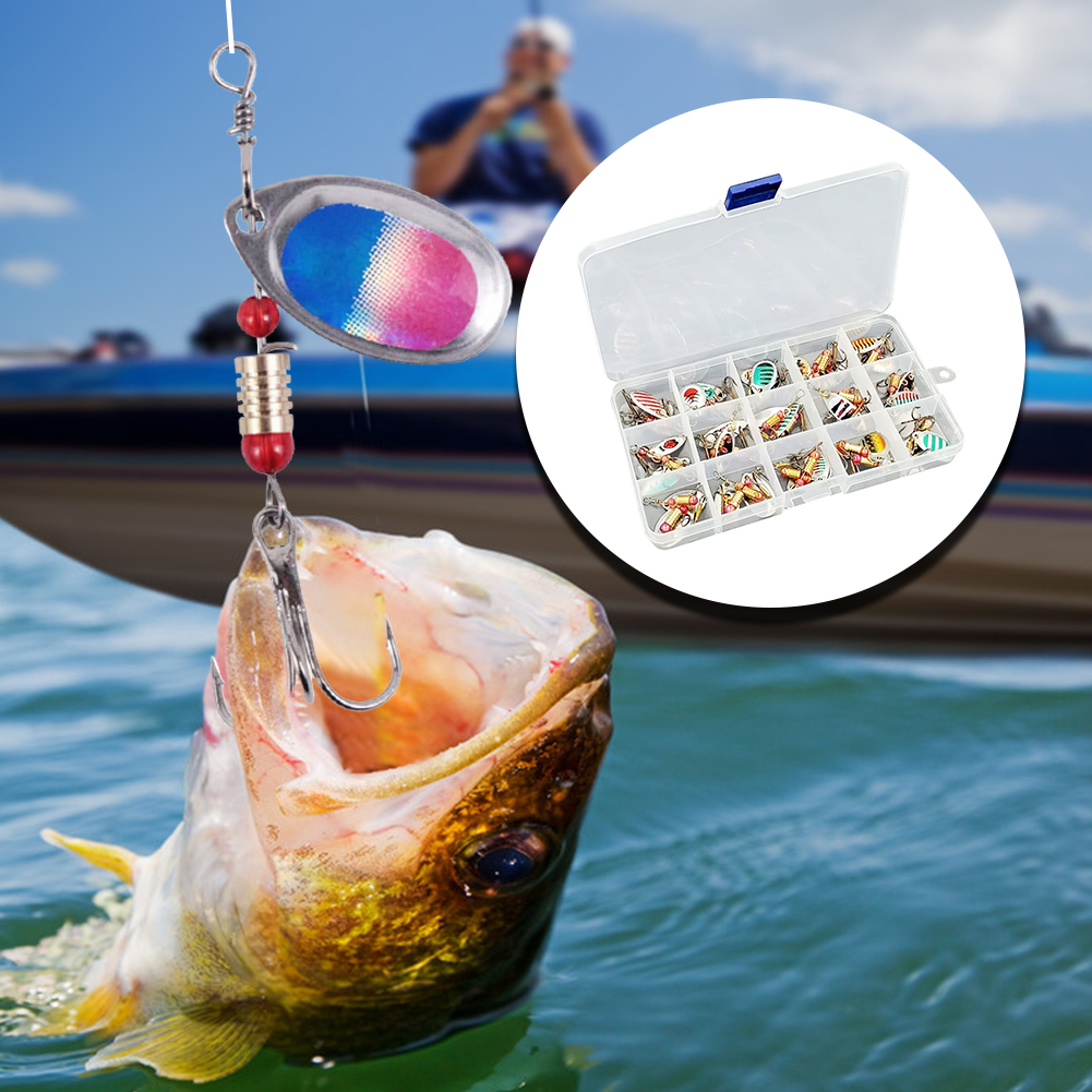 30pcs Metal Spoon Spinner Fish - огляд і ціна Fishing Lure Crankbait