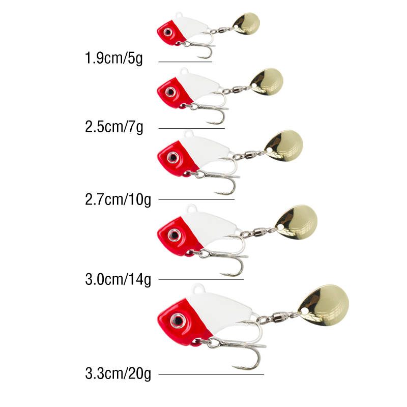 6PC 5g/7g/10g/14g/20g Rotating - огляд і ціна Fishing Lure Crankbait